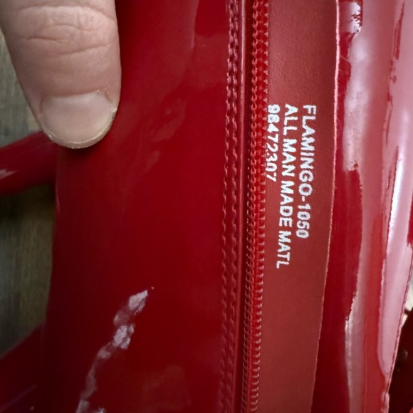 Pleaser Red Platform Boots - Picture 3 of 3